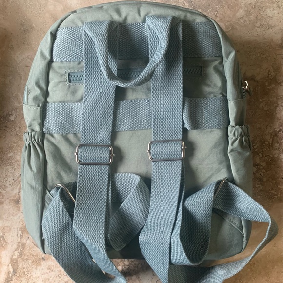 Korean Small Backpack | dark mint green - Picture 2 of 8